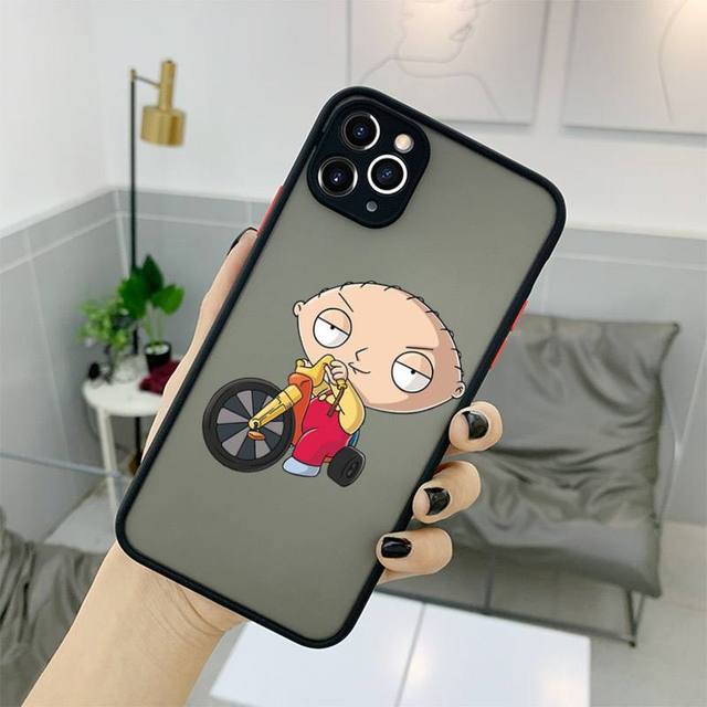 family-guy-cases-stewie-griffin-riding-on-the-road-black-iphone-classic-case