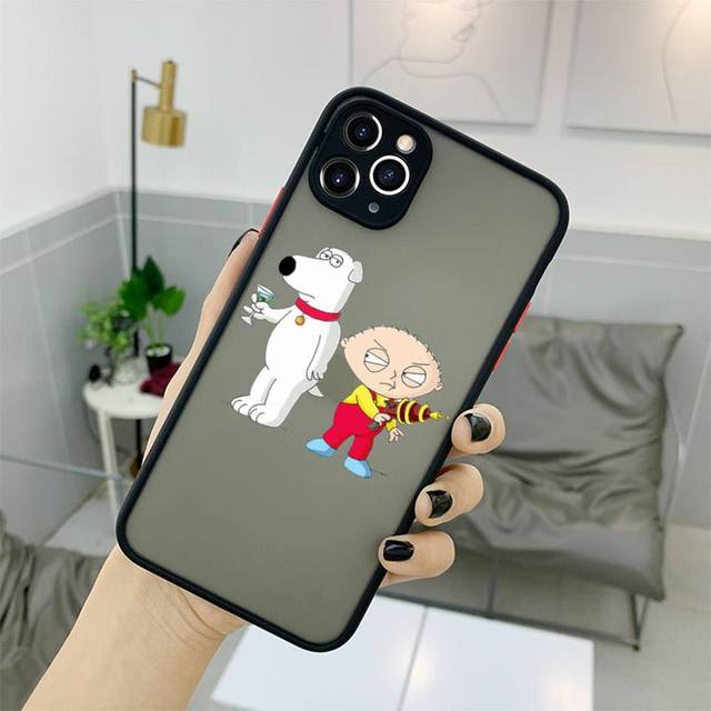 family-guy-cases-stewie-brian-griffin-drinking-cocktail-black-iphone-classic-case
